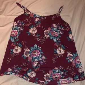 PINK REPUBLIC floral tank top